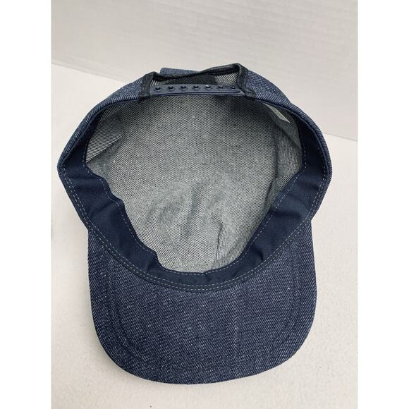 Railroad Museum of Pennsylvania Conductor Hat Denim Made in USA Snapback Unworn - Picture 9 of 10